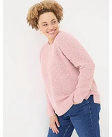 FatFace Plus Ella Textured Sweater