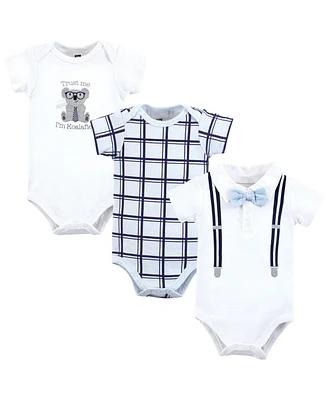 Hudson Baby Boys Cotton Bodysuits
