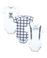 Hudson Baby Boys Cotton Bodysuits