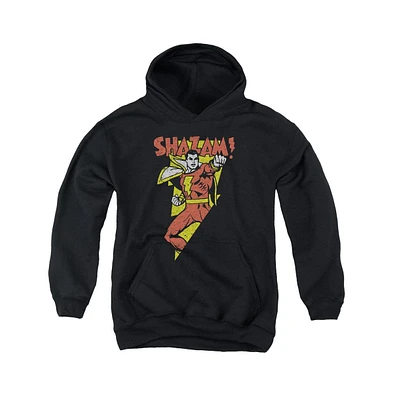 Dc Comics Boys Youth Bolt Pull Over Hoodie / Hooded Sweatshirt