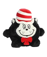 Aurora Small Cat In The Hat Ball Dr. Seuss Whimsical Plush Toy Black 8"