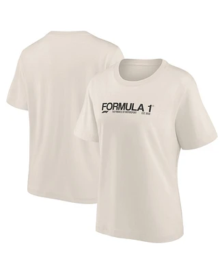 Formula 1 Women's Cream Merchandise End Credits T-Shirt