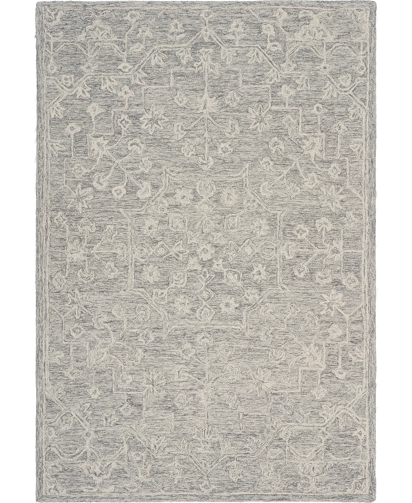 Closeout! Lr Home Cypress CYP81571 3' x 5' Area Rug - Silver