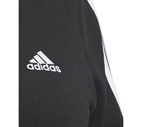 adidas Plus 3-Stripe Cotton Fleece Full-Zip Hoodie Sweatshirt