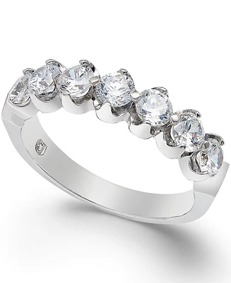 Certified Diamond Scalloped Ring (1 ct. t.w.) 14k White Gold