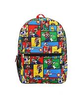 Super Mario Brothers All-Over Print 18” Backpack