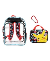 Pokemon Pikachu 5-Piece Backpack & Lunchbox Set With Water Bottle