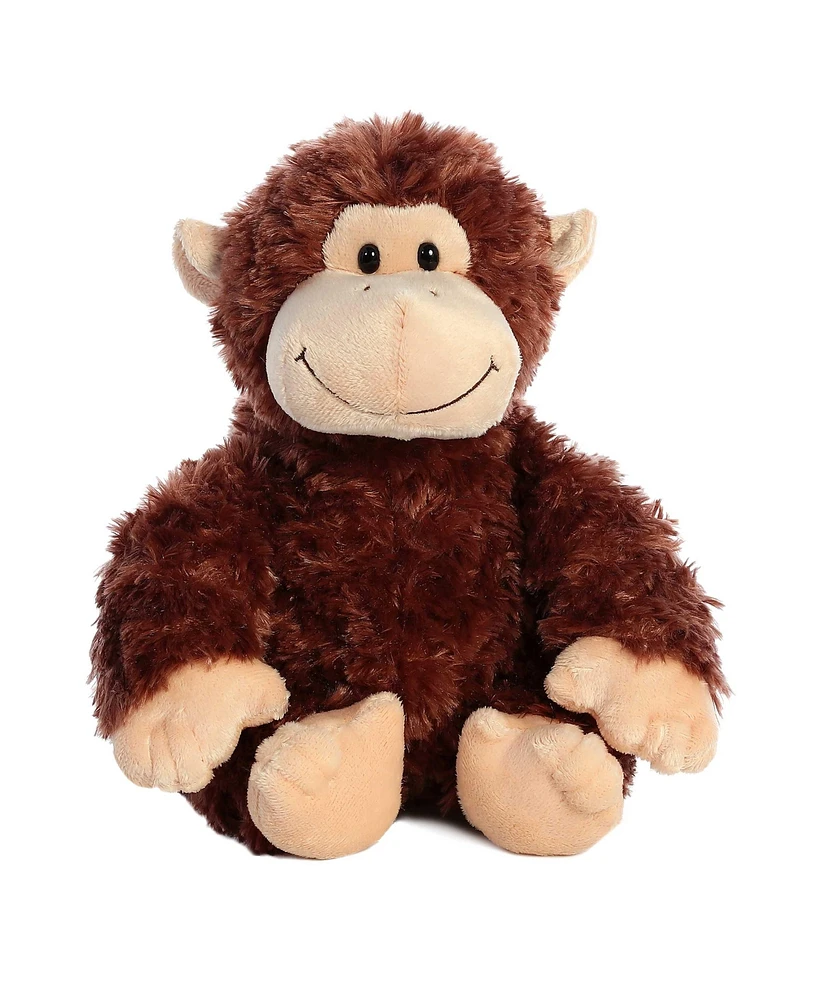 Aurora Medium Chimp Tubbie Wubbies Snuggly Plush Toy Brown 12"