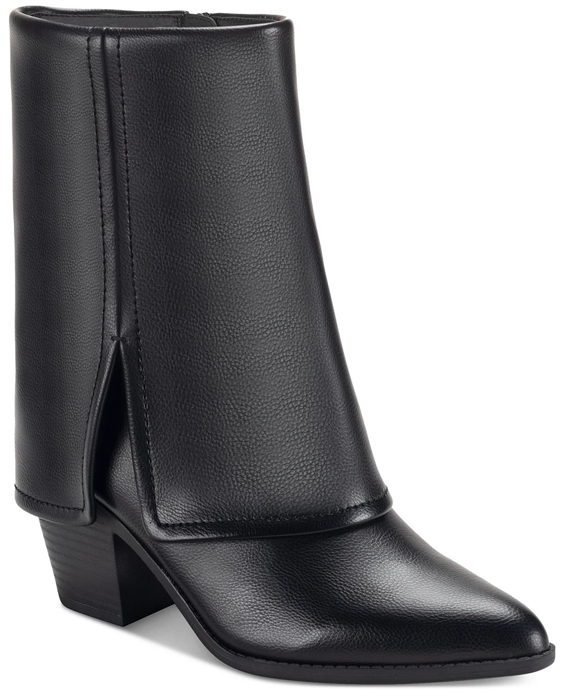 Sun + Stone Women's Ibizaa Fold Over Cuffed Dress Booties, Created for Macy's