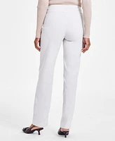 I.n.c. International Concepts Women's Tummy-Control Pull-On Straight-Leg Pants, Created for Macy's