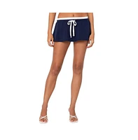 Edikted Women's Kali Boxer Detail Mini Skort