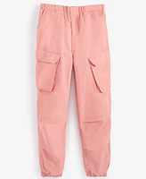 kensie Little & Big Girls Cotton Denim Cargo Pants