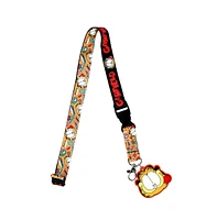 Garfield Food Lanyard with Rubber Charm