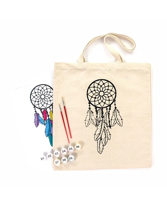 Rosa ROSATalent: Eco-Friendly Cotton Ecobag Coloring Kit – Dream Catcher (220 Gsm, 38x42 cm) - Assorted Pre