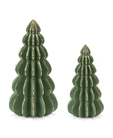 Slickblue Geometric Pine Tree (Set of 2)