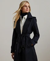 Lauren Ralph Lauren Women's Belted Water-Resistant Trench Coat