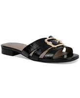 Jones New York Women's Roselinn Ornament Slide Flat Sandals