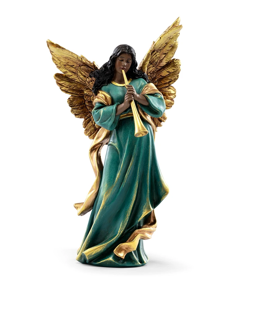 Napco African American Angel with Trumpet