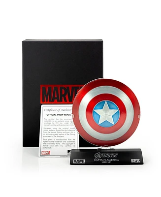 Efx Collectibles Marvel Collectibles The Avengers Captain America Die Cast Shield Replica, 1:6 Scale (4" diameter)