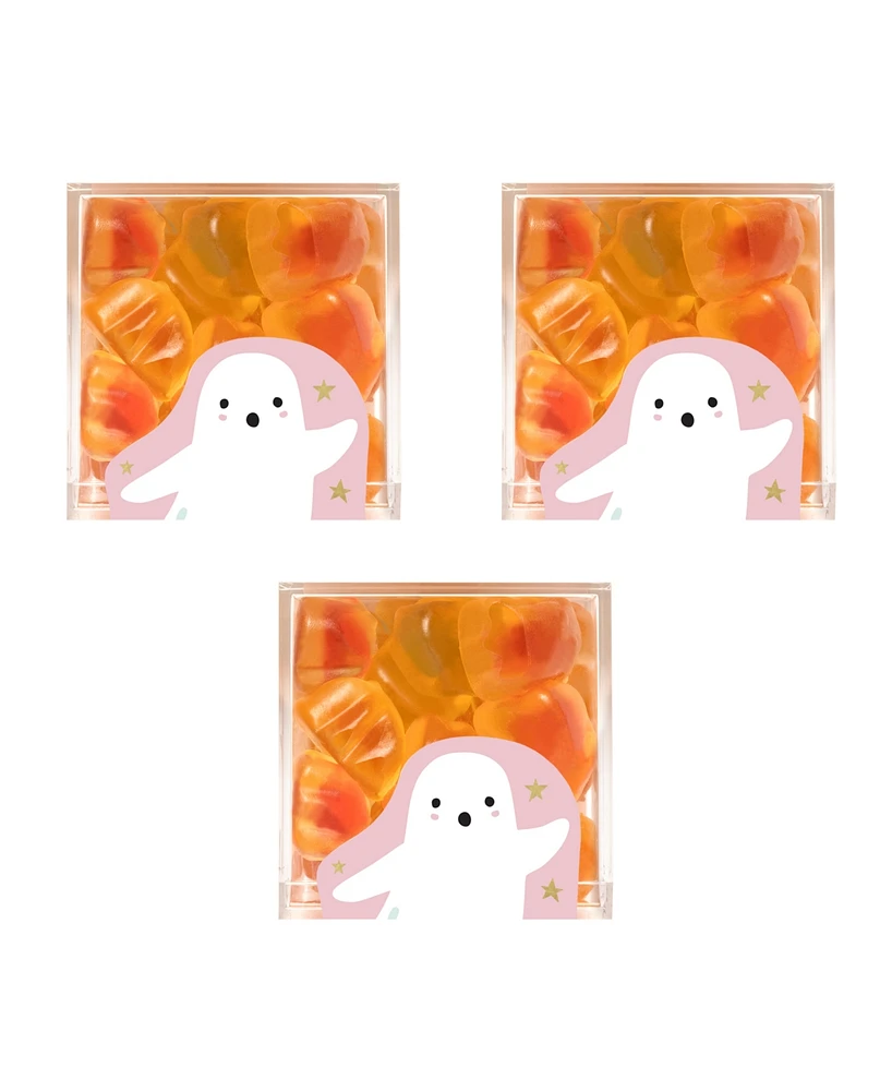 Sugarfina Halloween Ghost Spooky Ghosts Candy Small Cubes, 3 Piece