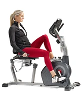 Sunny Health & Fitness Elite Interactive Series Exercise Recumbent Bike - Sf-RB420046