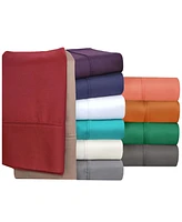 Superior 800 Thread Count Cotton Solid Deep Pocket Bed Sheet Set, Twin Xl