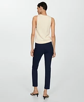 Mango Women's Crop Skinny Pants