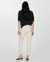 Mango Women's Crop Skinny Pants