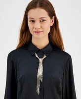 I.n.c. International Concepts Knotted Mesh Chain Lariat Necklace, 20" + 3" extender, Created for Macy's