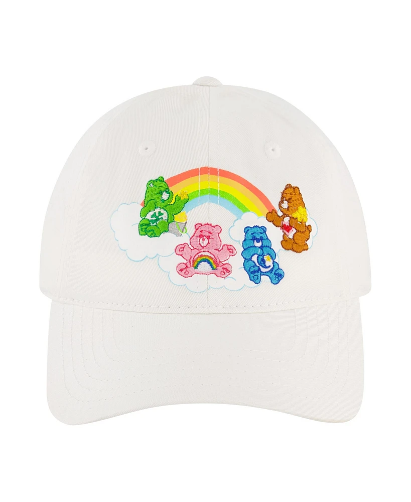 Care Bears Classic Group Rainbow Stripes Baseball Cap