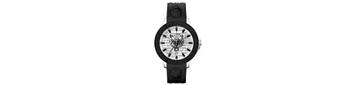 Plein Sport Men's City Rush 3 Hand Date Quartz Silicone Strap 45mm