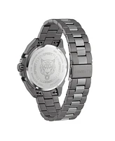 Plein Sport Men's Urban Pulse 3 Hand Date Quartz Ip Gunmetal Bracelet 47mm