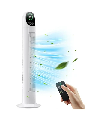 Sugift 34-in 70° Oscillating Tower Fan Cooling Fan with Remote Control