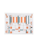 Kaf Home Frank Lloyd Wright Printed Placemats, Set of 4