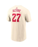 Nike Men's Jose Altuve Cream American League 2024 Mlb All-Star Game Name Number T-Shirt