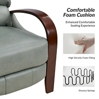 Alex Genuine Leather Manual Recliner