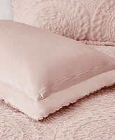 Madison Park Arya Medallion Embroidered Faux Fur 2-Pc. Comforter Set, Twin/Twin Xl