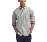 Barbour Men's Turner Tailored-Fit Micro-Houndstooth Button-Down Shirt