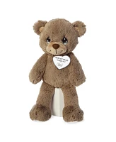 Aurora Small Barley Bear Precious Moments Inspirational Plush Toy Brown 8.5"