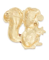 Holiday Lane Santa Hat Squirrel Pin, Created for Macy's