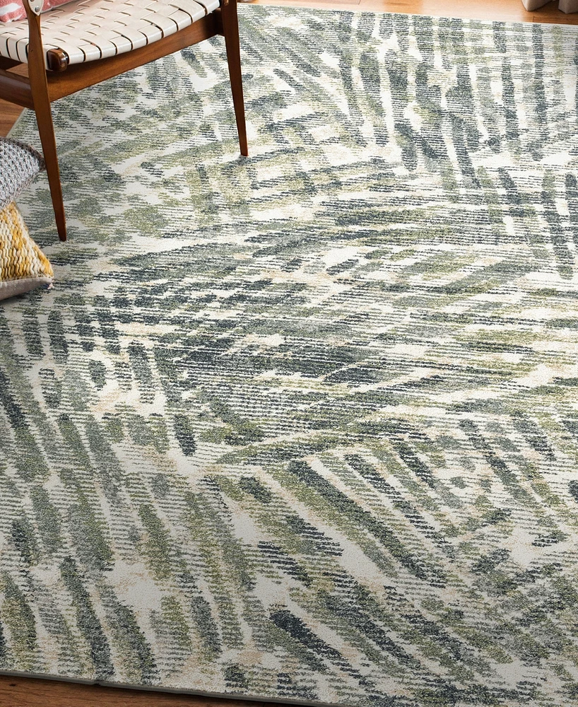 Orian Riverstone Subway Lines 7'10"x10'10" Area Rug