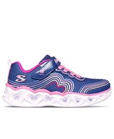 Skechers Little Girls Heart Lights