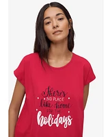 Ellos Plus Cap Sleeve Sleep Shirt