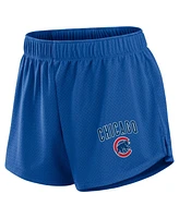 Fanatics Women's Royal Chicago Cubs Mesh Shorts