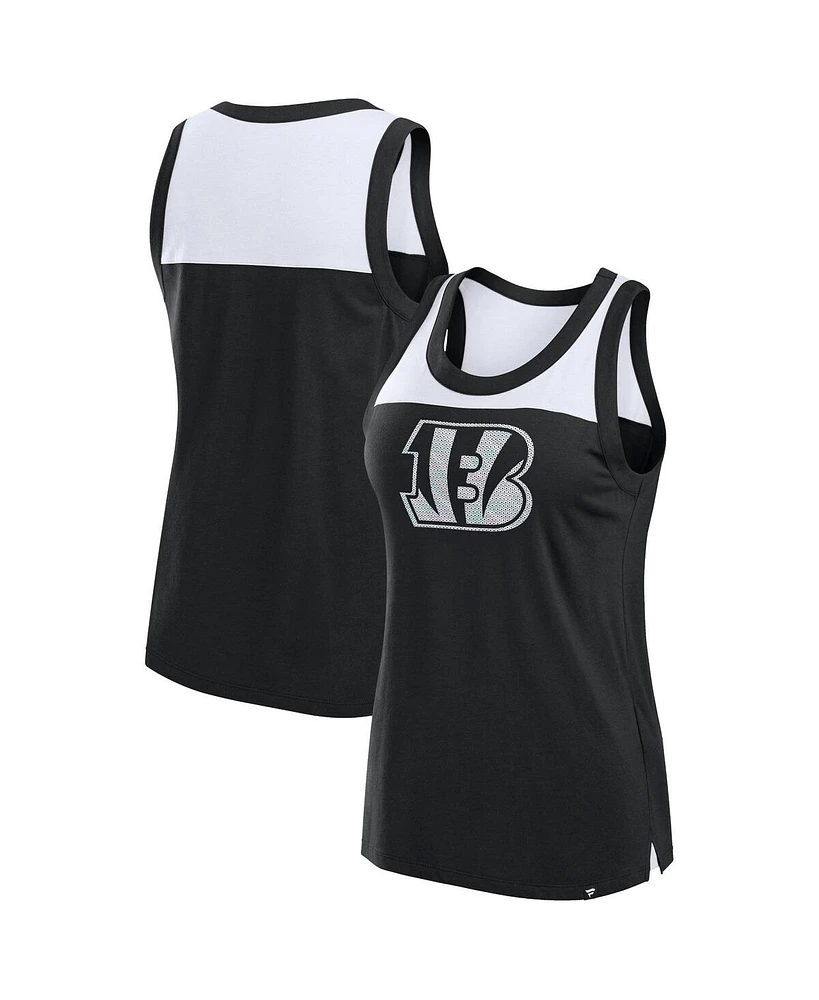 Fanatics Women's Black Cincinnati Bengals Sequin Tank Top