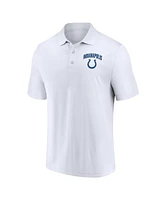 Fanatics Men's Indianapolis Colts Lockup Two-Pack Polo Shirt Set