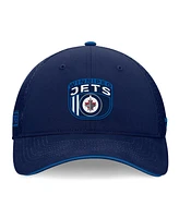 Fanatics Men's Navy Winnipeg Jets 2024 Nhl Draft on Stage Trucker Adjustable Hat