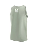 Fanatics Men's Light Green Bay Packers Elements Tank Top