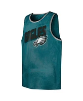 Outerstuff Big Boys and Girls Midnight Green Philadelphia Eagles Sun-Bleached Ride the Tide Tank Top