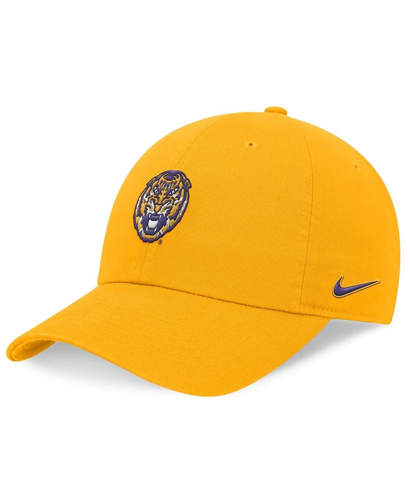 Nike Men's Gold Lsu Tigers 2024 On-Field Club Adjustable Hat